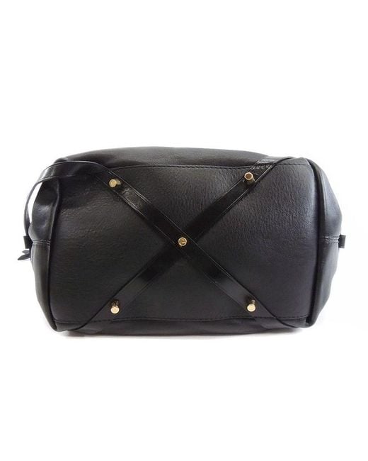 Burberry Black Checkered Handbag