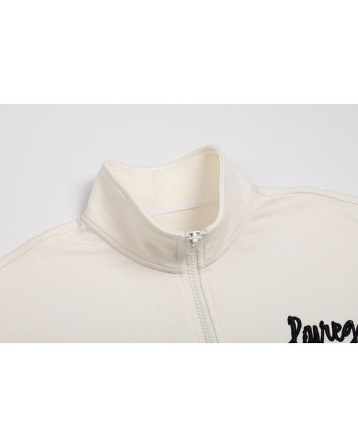 LIU REGALI White Long-Sleeved Logo Casual Jacket