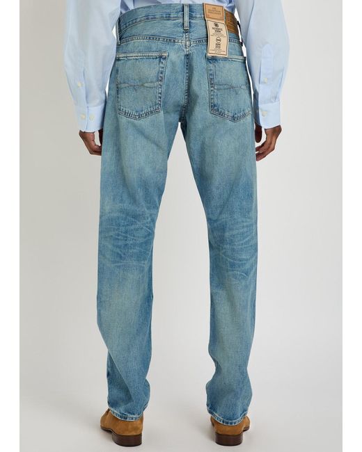 Polo Ralph Lauren Blue Hampton Slim Straight-Leg Jeans for men