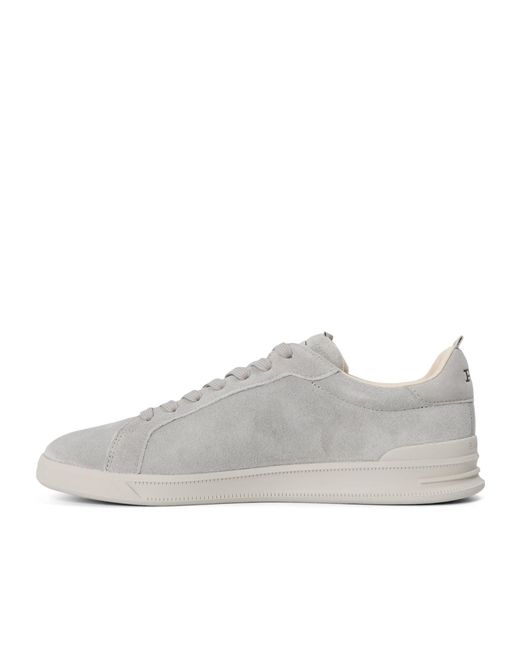 Polo Ralph Lauren Gray Minimalist Low-Top Casual Shoes for men