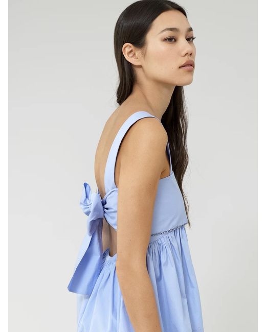 Chloé Blue Pleated Detail Vest