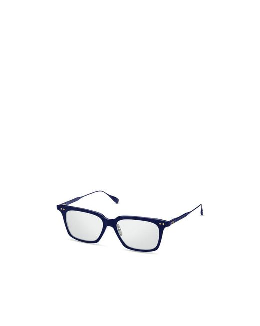 Dita Eyewear White Square Frame Glasses for men