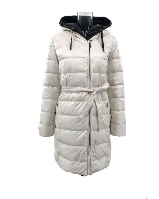 Weekend by Maxmara Black Double-Sided Hooded Down Jacket