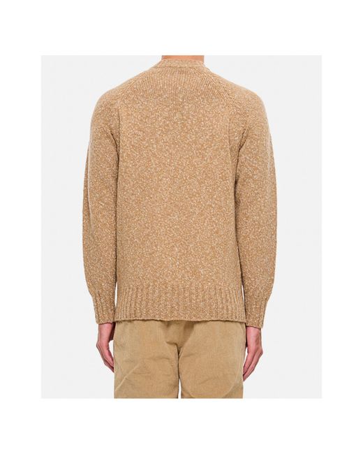 Drumohr Natural Wool Sweater for men