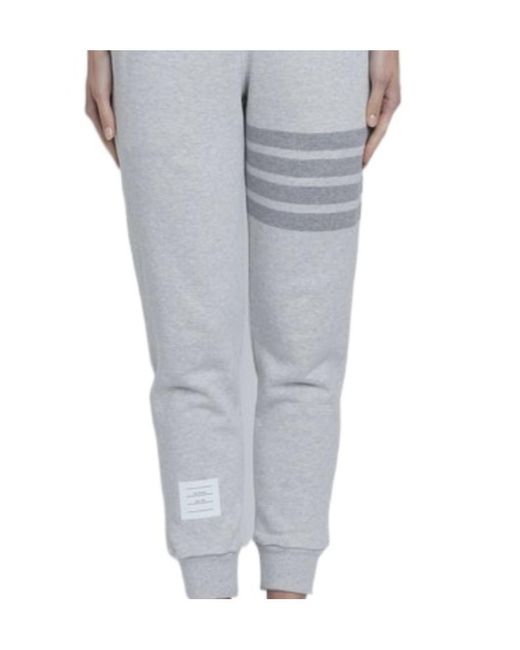 Thom Browne Gray Rwb 4-Bar Striped Track Pants
