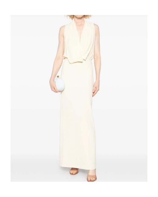Patrizia Pepe White Sleeveless Dress