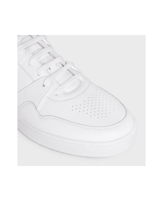 Céline White Ct-04 Low Lace-Up Sneaker for men