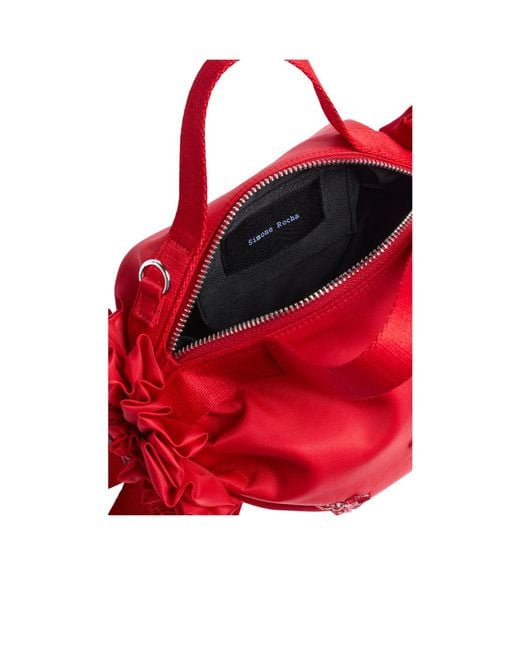 Simone Rocha Red Top-Handle Shoulder Bag