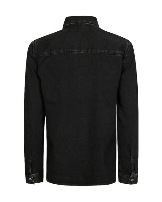 DIESEL Black De-Eazy Buttoned Denim Shirt