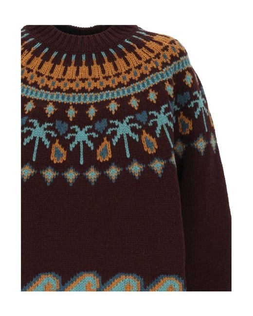 Alanui Black Crew-Neck Sweater