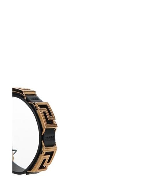 Versace White Greca Buckled Bracelet