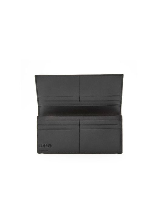 Loewe Gray Long Horizontal Wallet for men