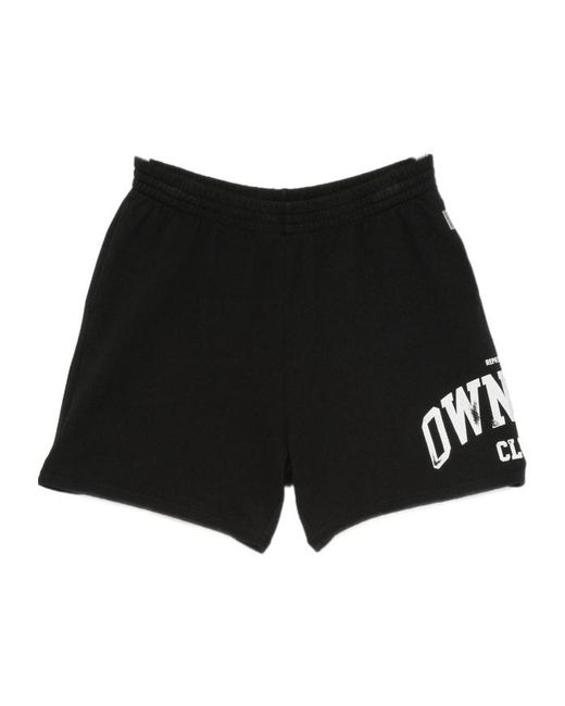 Represent Black Owners Logo-Print Shorts for men