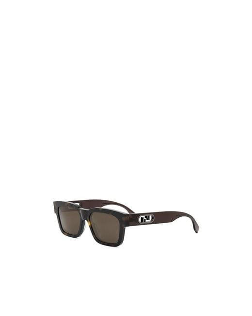 Fendi Multicolor Geometric Sunglasses for men