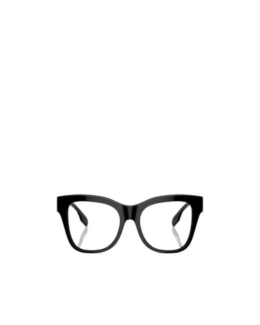 Burberry White Eyewear Square Frame Glasses