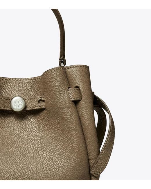 Tory Burch Brown Romy Mini Bucket Bag