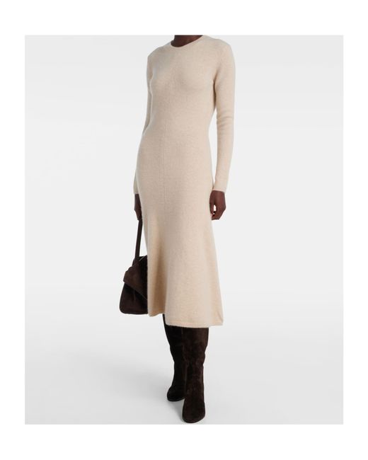 Joseph Natural Round Neck Long Sleeve Dress