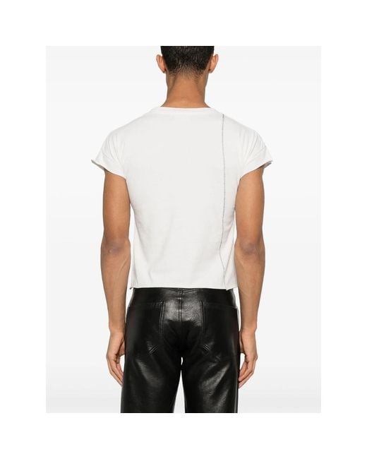 Enfants Riches Deprimes White Patch-Detail T-Shirt for men