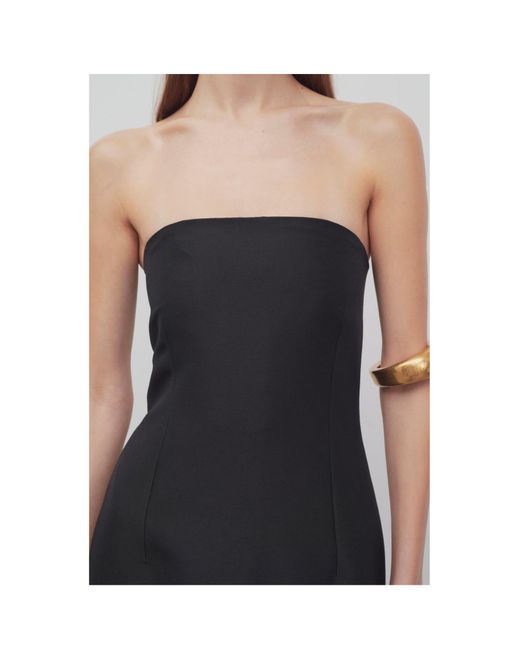 The Row Black Ward Dress