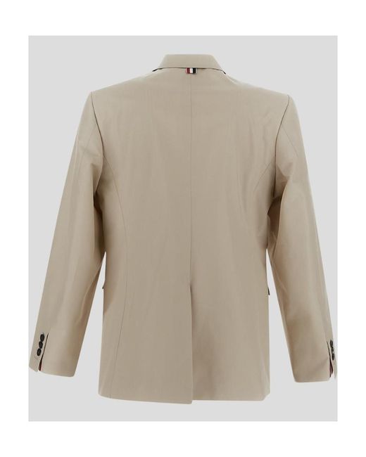 Thom Browne Brown Single-Breasted Tailored Blazer for men