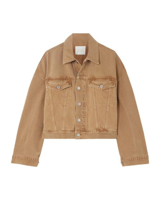 Citizens of Humanity Natural Long Sleeve Denim Jacket