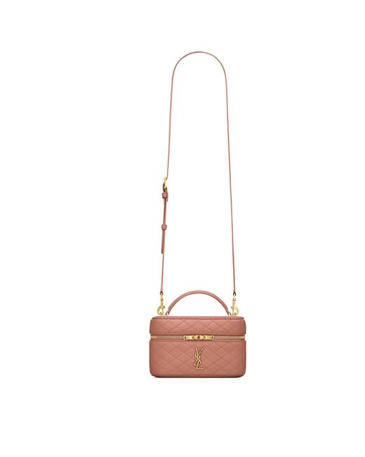 Saint Laurent Pink Gaby Vanity Bag