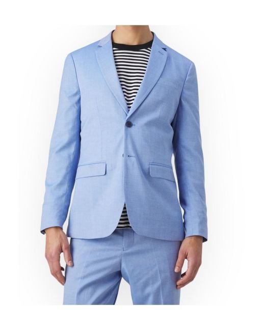 SELECTED Blue Long Sleeve Jacket for men