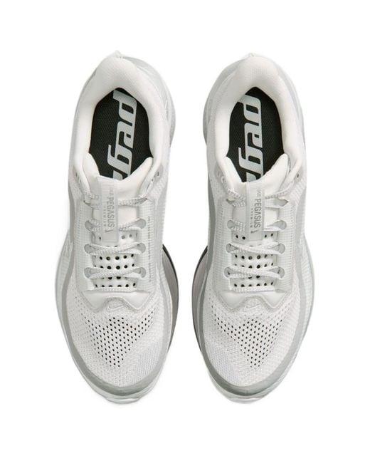 Nike White Pegasus Premium Road Running Shoes for men
