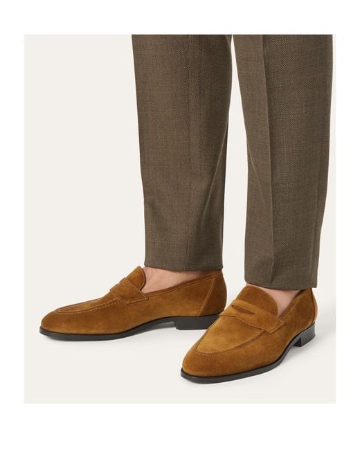 Loro Piana Brown Sergio Walk Loafers for men