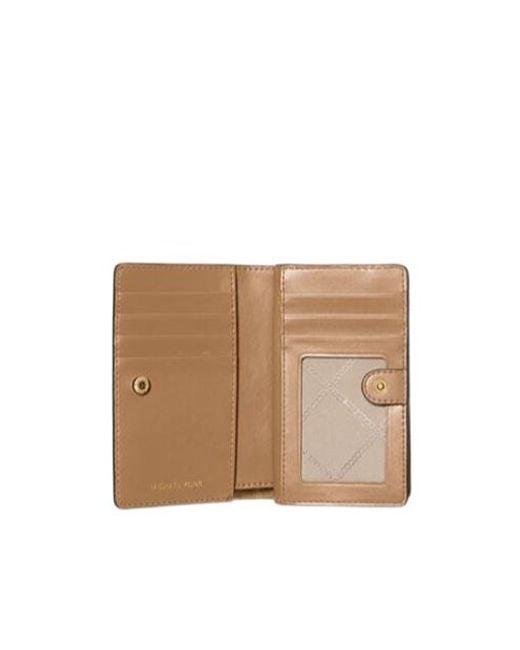 MICHAEL Michael Kors Natural Logo Lettering Medium Wallet