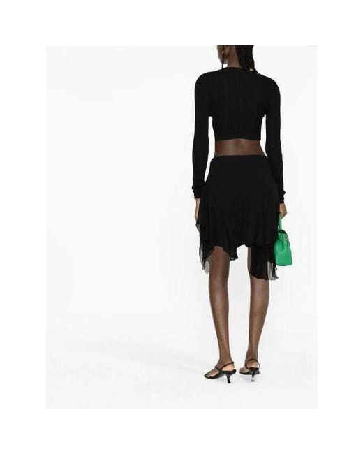 Versace Black Short Skirts