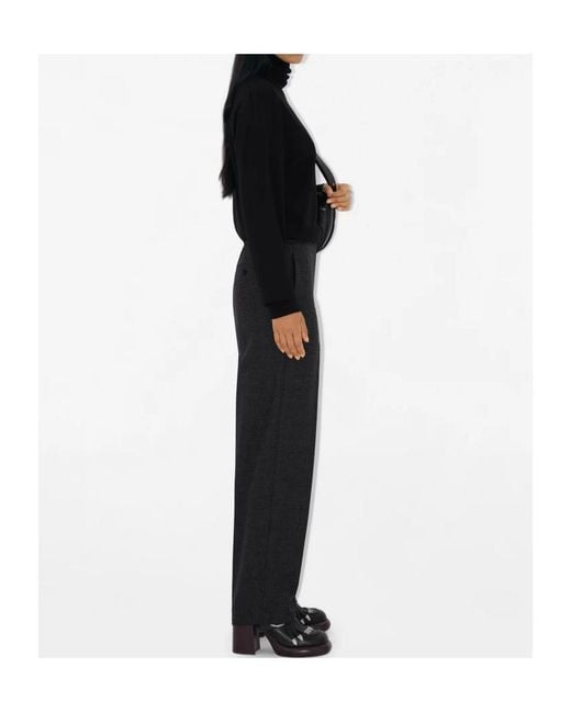 Burberry Black Long Sleeved High-Neck Jumper