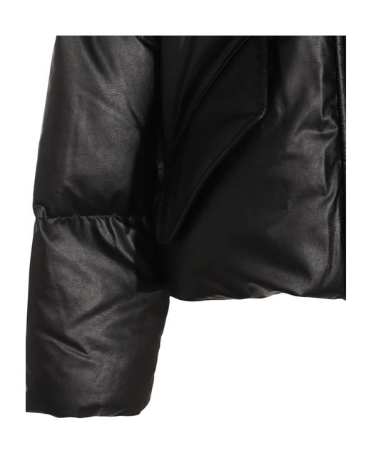 MM6 by Maison Margiela Black High Neck Padded Jacket