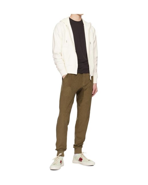 Tom Ford Green Tapered Leg Drawstring Track Pants for men