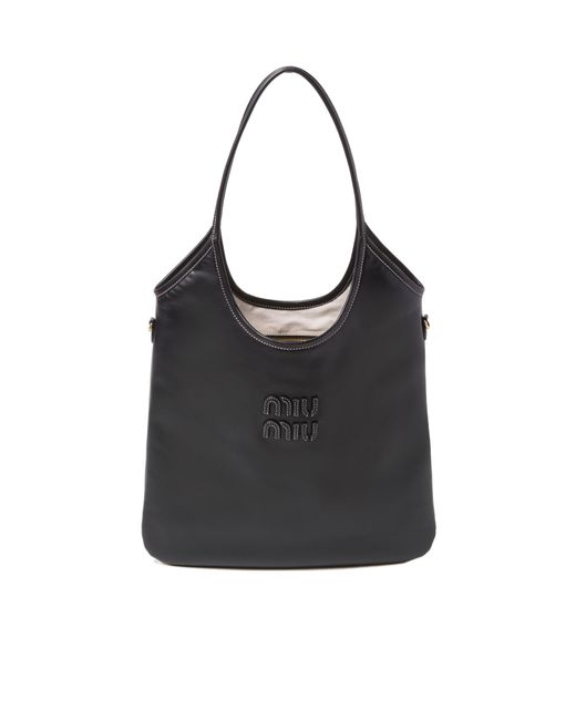 Miu Miu Black Ivy Leather Bag