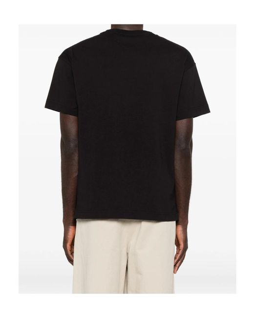 Palm Angels Black Graphic-Print T-Shirt for men