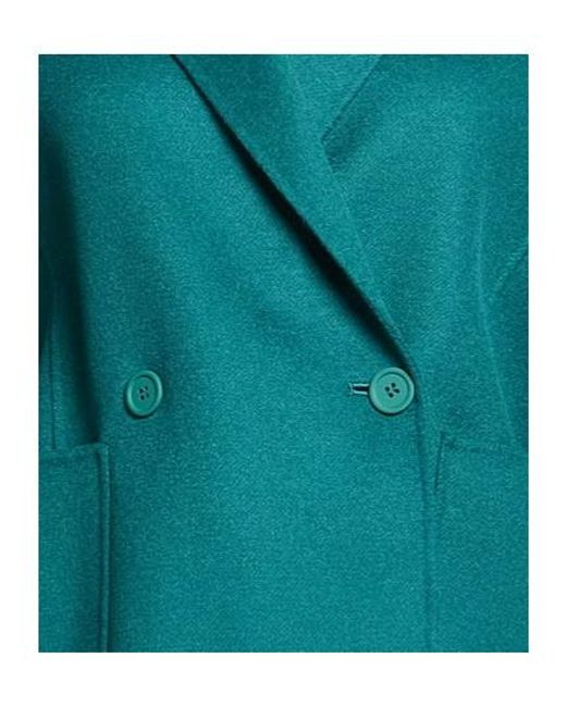 Max Mara Blue Double-Breasted Blazer
