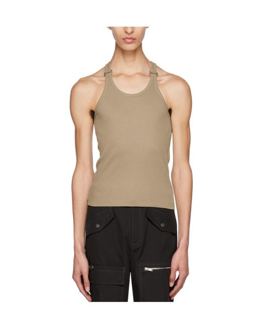 Dion Lee Multicolor E-Hook Ribbed Tank Top for men
