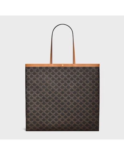 Céline Black Large Flat Shopper for men
