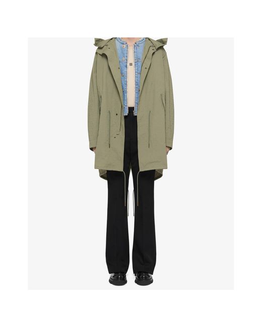 Givenchy Green Monogram 72 Hooded Parka for men
