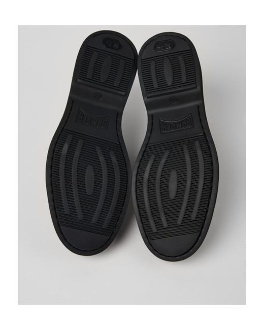 Camper Black Leather Lace Ups for men