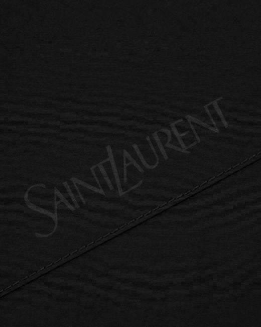 Saint Laurent Black Teddy Waterproof Jacket for men
