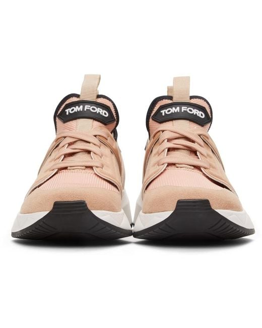Tom Ford Natural Jago Low-Top Sneakers