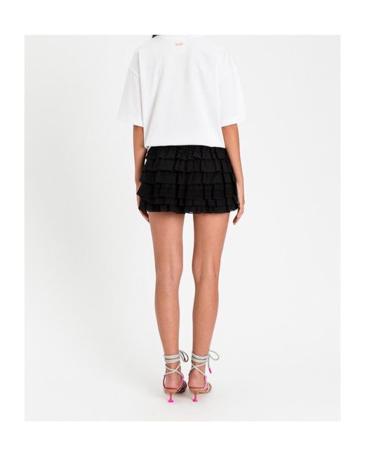Twinset White Graphic-Print T-Shirt