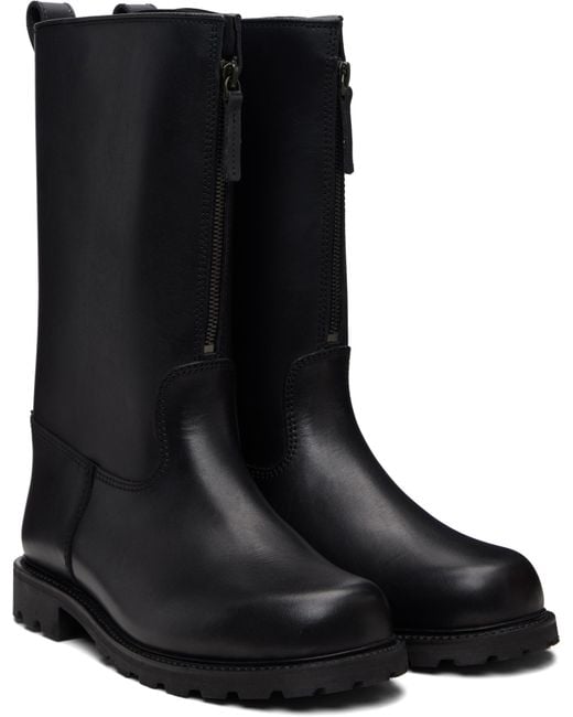 Rier Black X Ludwig Reiter Collaboration Tractor Mid-Calf Boots for men