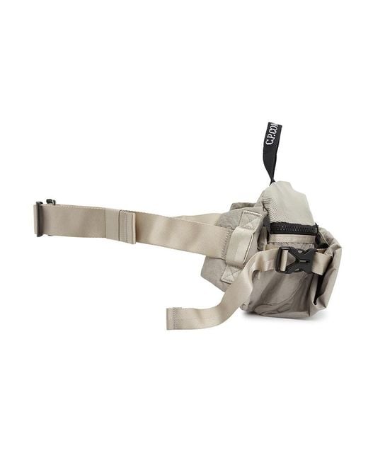 C P Company Multicolor Logo-Embroidered Belt Bag for men