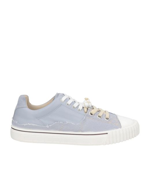 Maison Margiela Metallic Round-Toe Low-Top Casual Shoes