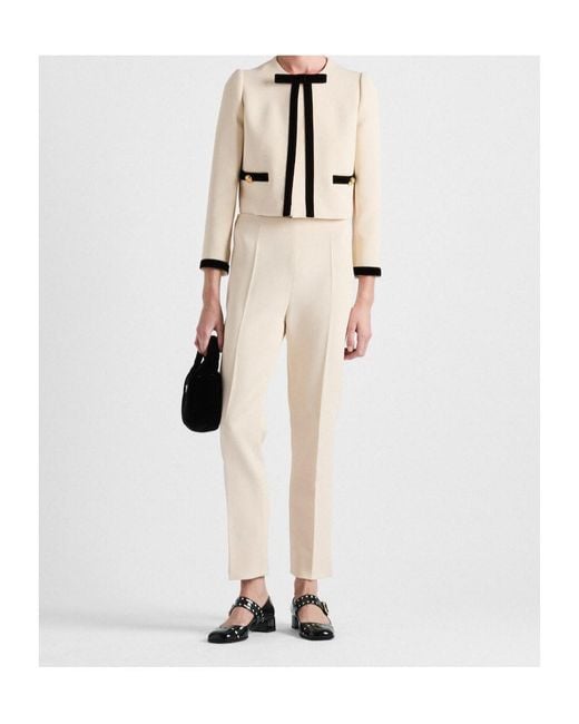 Prada Natural Sablé Trousers