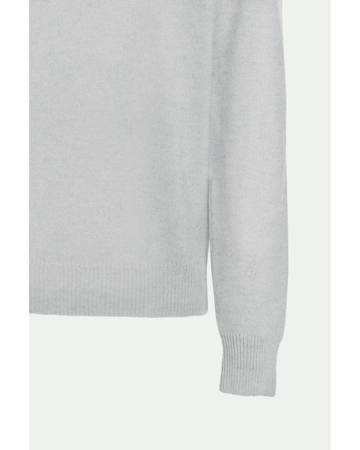 Malo Gray Turtleneck Straight Hem Jumper for men