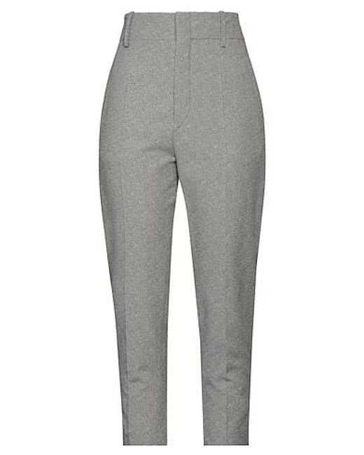 Isabel Marant Gray High-Waisted Slim-Fit Wool Tapered Pants